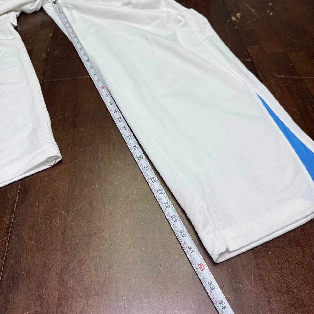 Jordan Warm up Track Pants White Sky Blue Mens XL White Blue Zip Ankle Jumpman